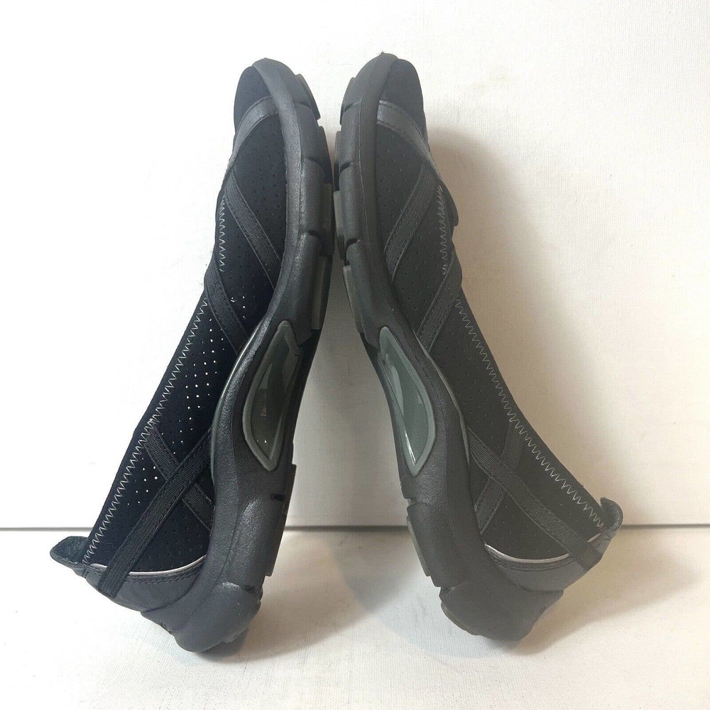 Privo by Clarks Women 5.5M Comfort Casual Black Stretch Fabric Slip On Flat Shoe - Picture 5 of 10